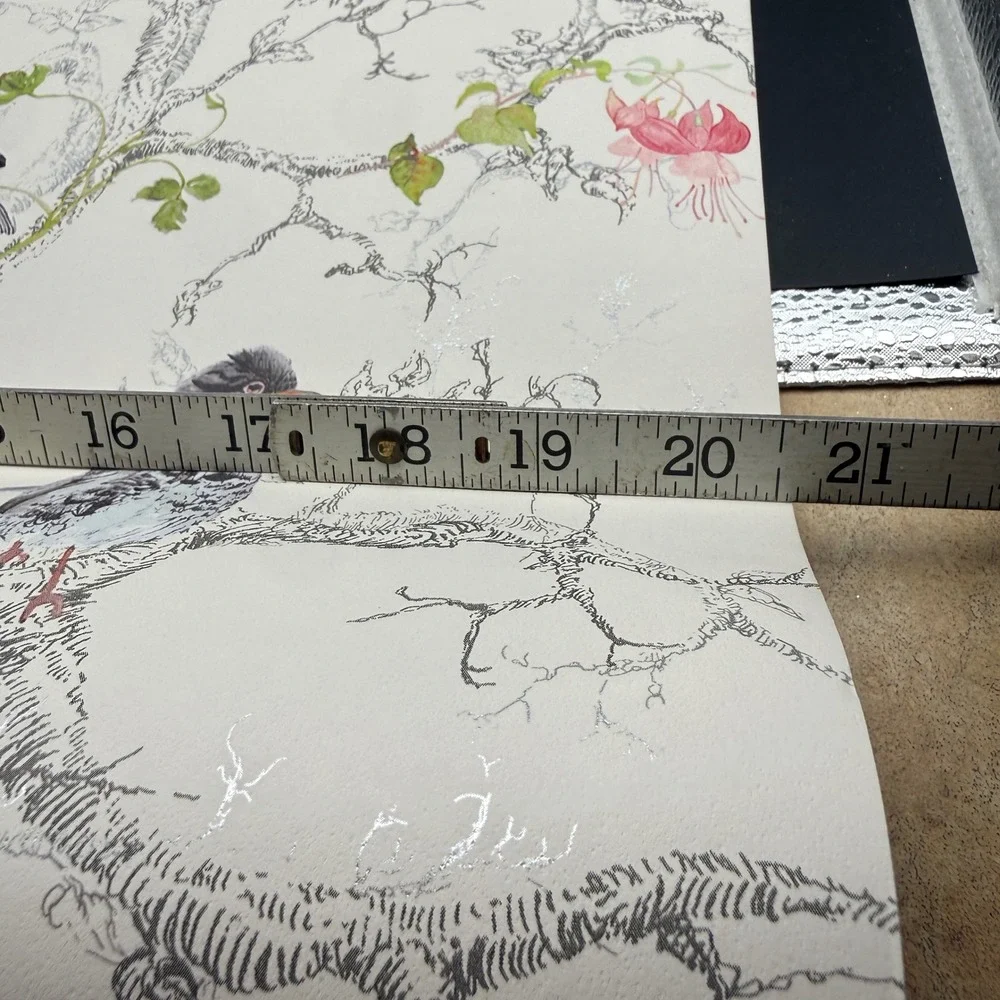 Holden Decor Statement Ornithology White/Multi Wallpaper 4 Rolls Bird Nature